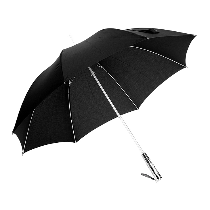 纯黑色一体式灯光伞