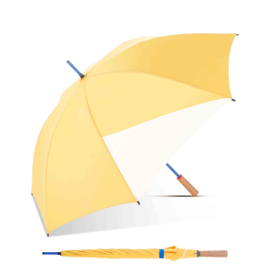 新款时尚黄白撞色软木伞